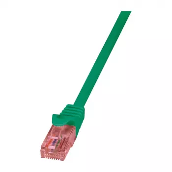 LogiLink PrimeLine Cable de red Cat.6 U/UTP, RJ45, cobre, verde, 1,5 m