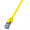 LogiLink PrimeLine cable de red Cat.6A S/FTP, 0,25 m, amarillo