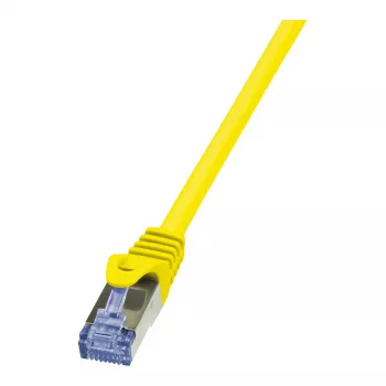 LogiLink PrimeLine cable de red Cat.6A S/FTP, 0,25 m, amarillo