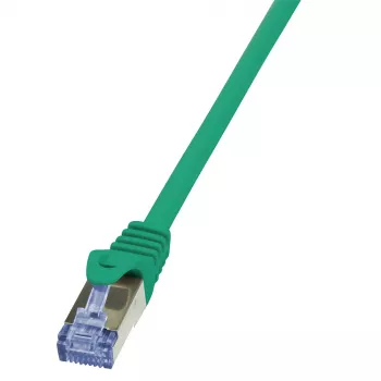 LogiLink PrimeLine cable de red Cat6a 10G S/FTP PIMF RJ45 0,5 m verde LSZH (CQ3025S)
