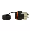 LogiLink Professional Cat.6A STP keystone jack RJ45, IP68 industrial para exteriores, sin herramientas, zamak, negro