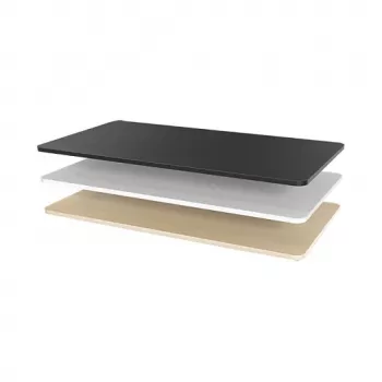 LogiLink tablero de mesa, dividido en 3 partes, 1200x600 mm, madera natural