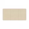 LogiLink tablero de mesa, dividido en 3 partes, 1200x600 mm, madera natural