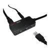 LOGILINK UA0262 cable de extensión activo USB 3.0, USB-A macho a 4x USB-A hembra, 10m, negro