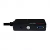 LOGILINK UA0262 cable de extensión activo USB 3.0, USB-A macho a 4x USB-A hembra, 10m, negro