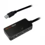 LOGILINK UA0262 cable de extensión activo USB 3.0, USB-A macho a 4x USB-A hembra, 10m, negro