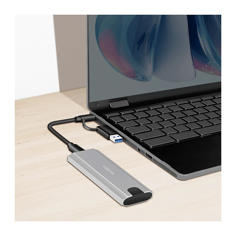 LogiLink UA0439 carcasa SSD USB 3.2 Gen 2 USB-C a PCIe NVMe