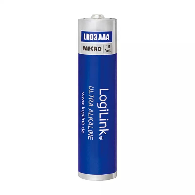 LogiLink Ultra Power pilas alcalinas AAA, pack de 8, 1,5 V, Longlife Power, sin mercurio