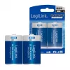 LogiLink Ultra Power Pila alcalina D LR20 pack de 2 blíster