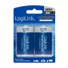 LogiLink Ultra Power Pila alcalina D LR20 pack de 2 blíster