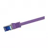 LogiLink Cable de parcheo Ultraflex Cat.6A S/FTP RJ-45 (M/M) – violeta 5 m – C6A079S