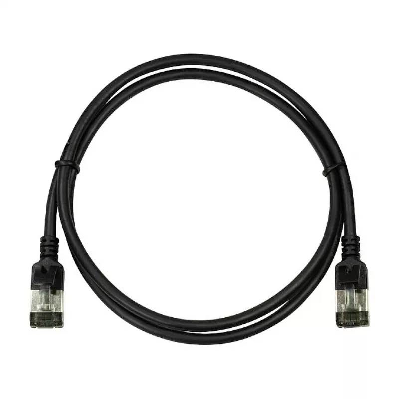 LogiLink Ultraflex SlimLine Cable de red Cat6a S/FTP, 2m, negro (CQ9053S)