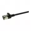LogiLink Ultraflex SlimLine Cable de red Cat6a S/FTP, 2m, negro (CQ9053S)