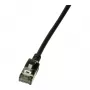 LogiLink Ultraflex SlimLine Cable de red Cat6a S/FTP, 2m, negro (CQ9053S)