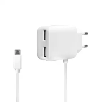 LogiLink Cargador USB universal de pared - Fuente de alimentación - 2,1 A - 2 puertos de salida (USB)