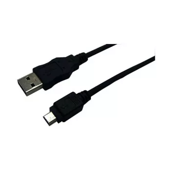 LogiLink cable USB 2.0, conector USB-A macho a conector Mini-USB macho, negro, 3 m
