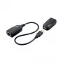 LOGILINK extensor USB 2.0 Cat.5, 50 m, pigtail, negro