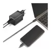 Logilink Kit de carga USB-A/C, 15 W, 1x USB-A, 1x USB-C, negro