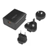 Logilink Cargador de viaje USB-A, 18 W, GaN, 1 puerto, 1x USB-A (QC), Negro