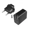 Logilink Cargador de viaje USB-A, 18 W, GaN, 1 puerto, 1x USB-A (QC), Negro