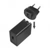 Logilink Cargador de viaje USB-A, 18 W, GaN, 1 puerto, 1x USB-A (QC), Negro