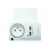 LogiLink cargador de pared USB-A 10,5 W, 2 puertos, con base de carga, blanco