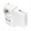LogiLink cargador de pared USB-A 10,5 W, 2 puertos, con base de carga, blanco