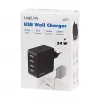 LogiLink cargador de pared USB-A, 24W, 4 puertos, 4x USB-A, negro