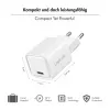 LogiLink Cargador USB-C 20 W GaN, 1 puerto, USB Power Delivery, blanco