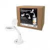 LogiLink WZ0059 lámpara con lupa LED con soporte de sobremesa, 3 dioptrías, 40 LED, 6,5 W
