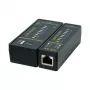 LOGILINK WZ0080 comprobador de cables LAN y buscador PoE con imán, linterna, LCD retroiluminada, alcance de 300 m