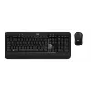 Logitech Advanced Combo set inalámbrico de teclado y ratón - negro