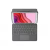 Logitech Combo Touch - funda con teclado y folio - con trackpad - retroiluminado - Apple Smart Connector - QWERTY - italiano - grafito - para Apple iPad de 10,2