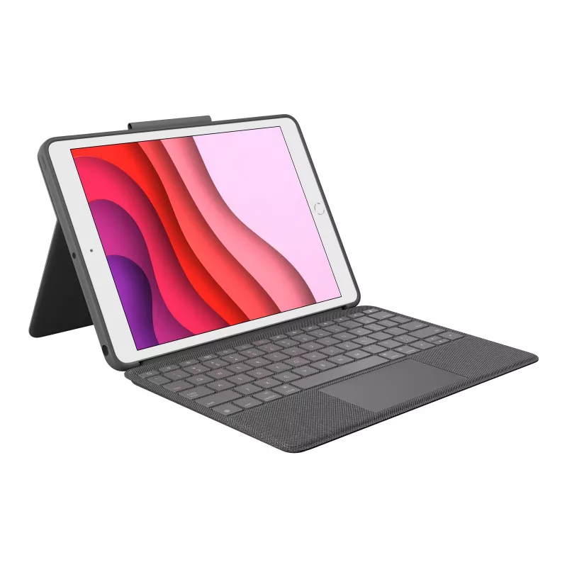 Logitech Combo Touch funda con teclado y folio con trackpad para Apple iPad 10,2