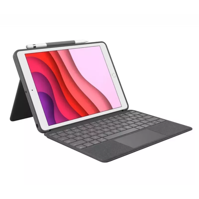 Logitech Combo Touch funda con teclado y folio con trackpad para Apple iPad 10,2