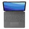 Logitech Combo Touch funda con teclado y trackpad para iPad Pro 12.9 (5.ª gen.), distribución Pan Nordic, Oxford Gray