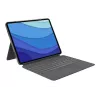 Logitech Combo Touch funda con teclado y trackpad para iPad Pro 12.9 (5.ª gen.), distribución Pan Nordic, Oxford Gray