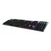 Logitech G G915 X LIGHTSPEED teclado gaming mecánico inalámbrico RGB - táctil - tenkeyless - negro