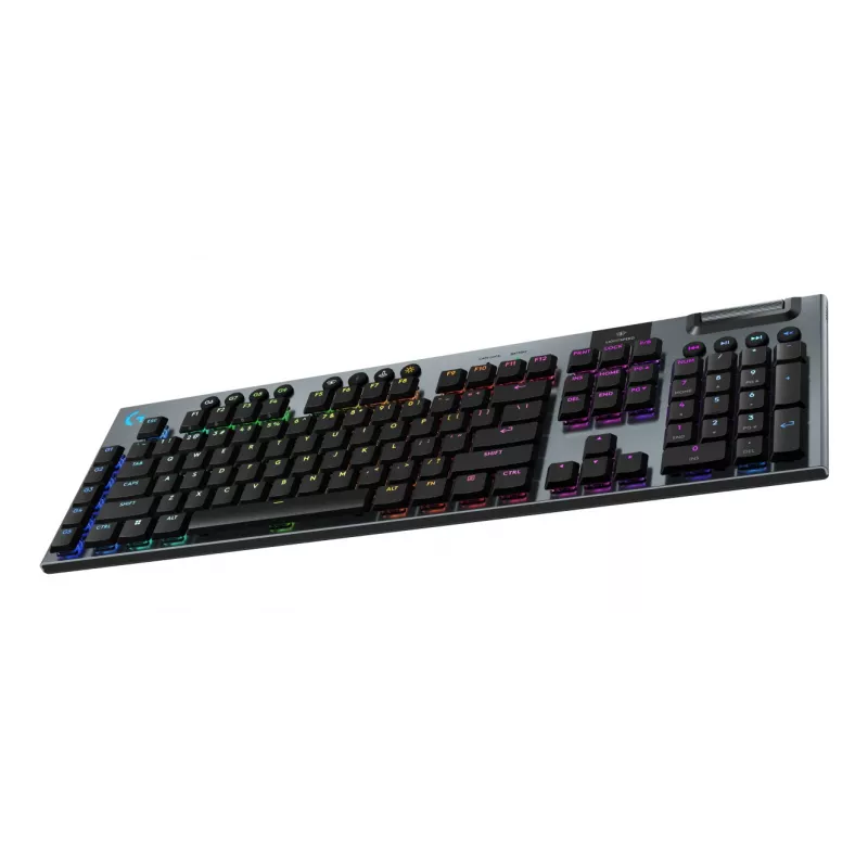 Logitech G G915 X LIGHTSPEED teclado gaming mecánico inalámbrico RGB - táctil - tenkeyless - negro