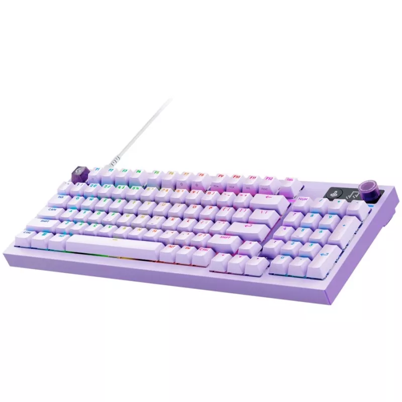 Logitech G316 X 98 teclado gaming con cable - lila - US International - switches táctiles