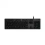 Logitech G512 teclado mecánico gaming - GX Brown Tactile, LIGHTSYNC RGB, USB-Passthrough, aluminio aeronáutico, tamaño completo