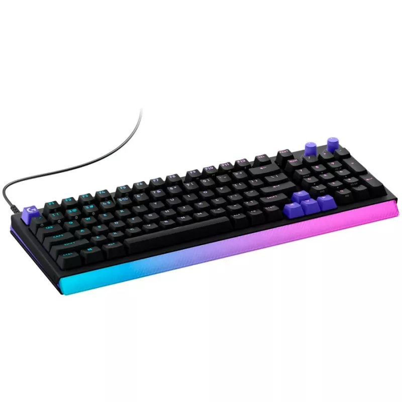 Teclado gaming con cable Logitech G512 X 98 - Negro, US International, GX Linear Mecánico, RGB LIGHTSYNC