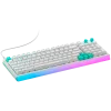 LOGITECH G512 X 98 Teclado gaming con cable - blanco - US International - USB - táctil (GX Brown)