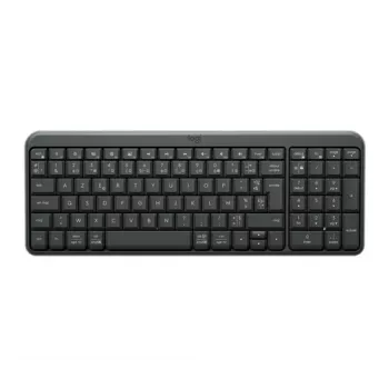 Logitech K250 Teclado inalámbrico - negro - tamaño completo - QWERTY - teclas de membrana - 2,4 GHz RF - receptor USB Unifying - 2 pilas AA - 24 meses de autonomía - resistente a salpicaduras - patas de inclinación ajustables - Windows/macOS/Chrome OS