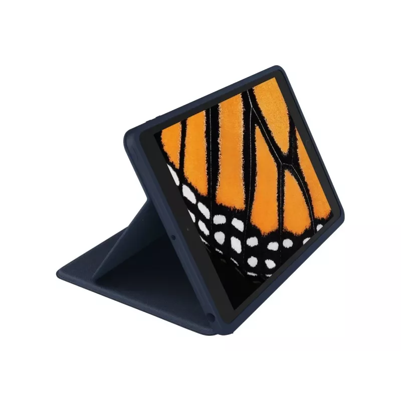 Logitech Rugged Combo 3 Touch for Education - Funda con teclado - con trackpad - Apple Smart Connector - AZERTY - Francés - Classic Blue - para centros educativos - para Apple iPad de 10,2