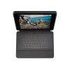 Logitech Rugged Folio teclado y funda con Apple Smart Connector - distribución AZERTY francesa - grafito - para Apple iPad de 10,9