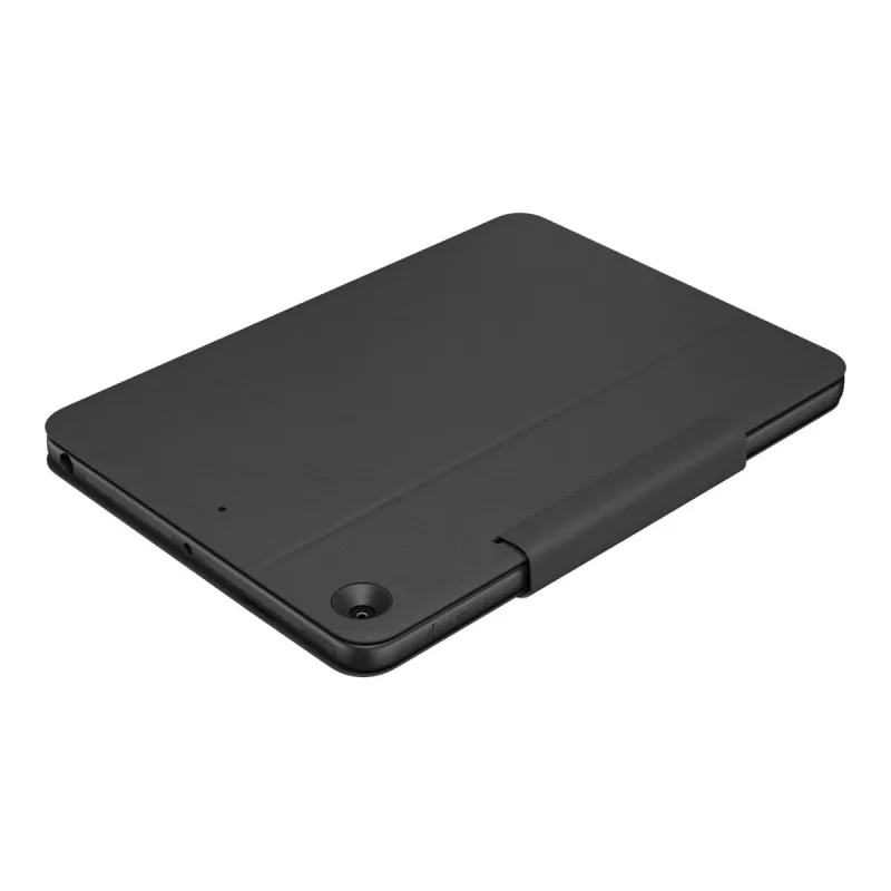 Logitech Rugged Folio teclado y funda con Apple Smart Connector - distribución AZERTY francesa - grafito - para Apple iPad de 10,9