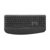 Logitech Signature Comfort Plus Combo MK880 for Business - Conjunto de teclado y ratón - Full Size - con indicador LED de batería - Inalámbrico - USB-C, Bluetooth LE - QWERTZ - Alemán - Grafito