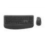 Logitech Signature Comfort Plus Combo MK880 for Business - Conjunto de teclado y ratón - Full Size - con indicador LED de batería - Inalámbrico - USB-C, Bluetooth LE - QWERTZ - Alemán - Grafito
