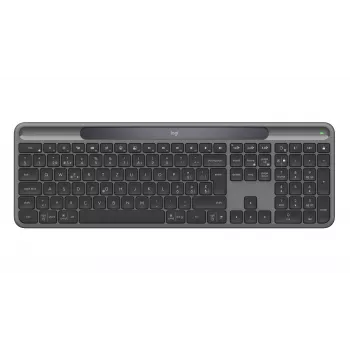 Logitech Signature Slim Solar+ K980 Teclado inalámbrico grafito Swiss Layout 920-013756